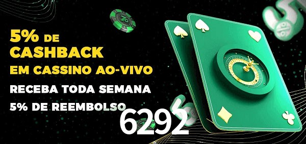 Promoções do cassino ao Vivo 6292